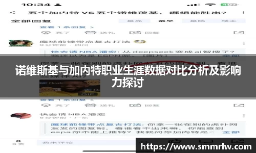 诺维斯基与加内特职业生涯数据对比分析及影响力探讨